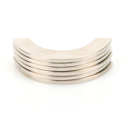 NdFeB rare earth magnet shape arc three-layer NiCuNi coating strong magnet
