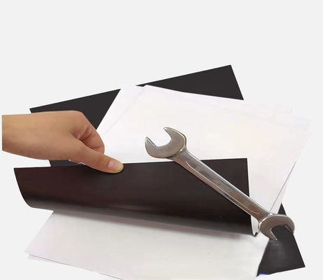 Black Roll Flexible Magnetic Material For Magnetic Whiteboard Eraser Laminated With PVC/Paper