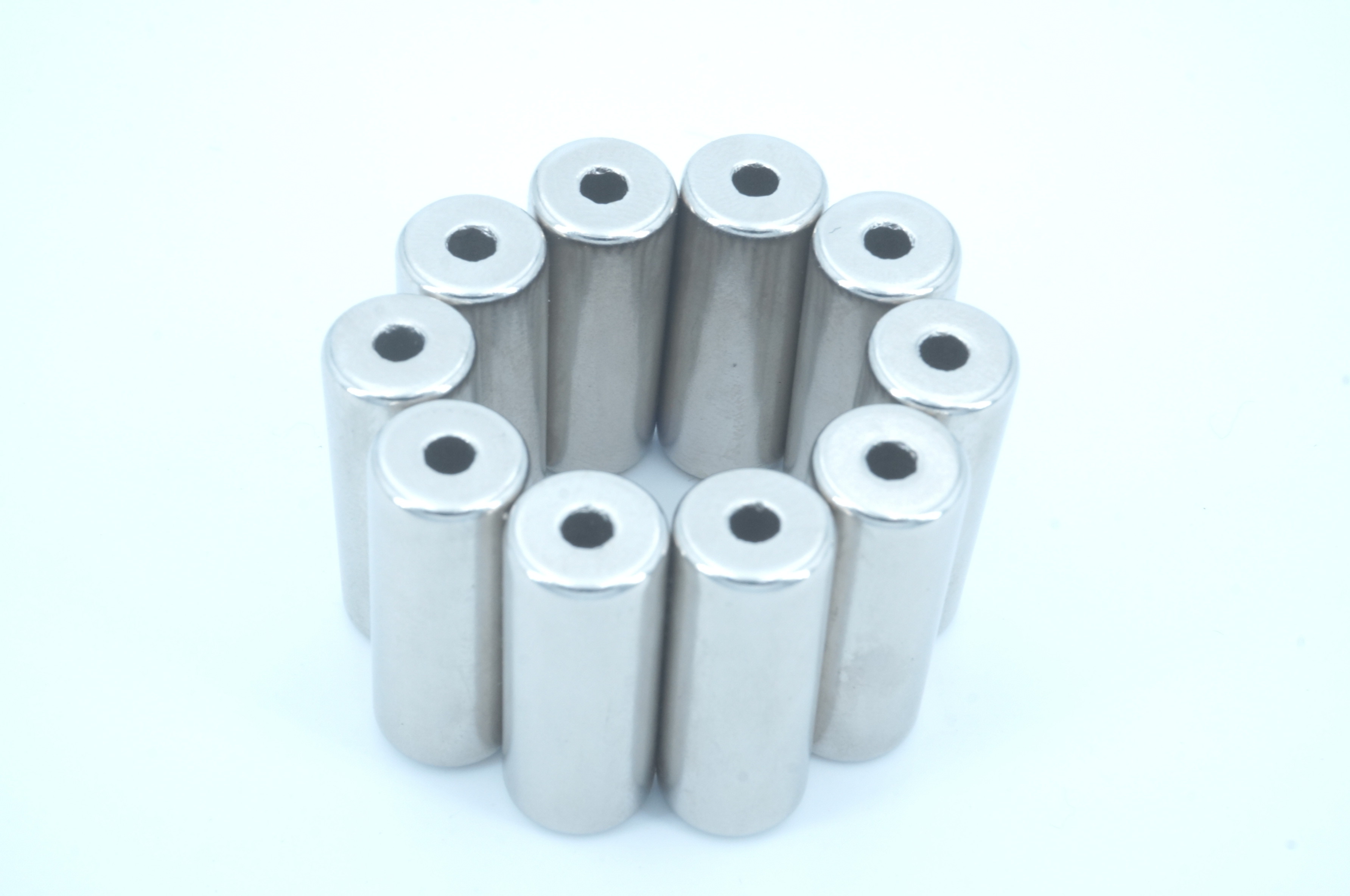 Raidally A 4-pole radially magnetized N35SH NdFeB magnet 130,000 RPM high-speed ...