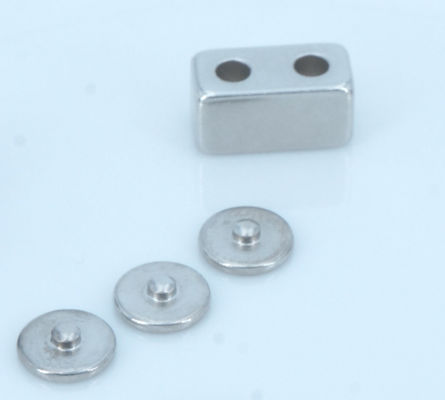 Ni-cu-ni Coated NdFeB Magnet For Handbag Snap Button N42 Magnet Durable And Corrosion-resistant
